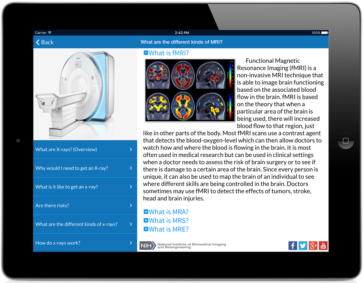 Understanding Medical Scans National Institute of Biomedical Imaging